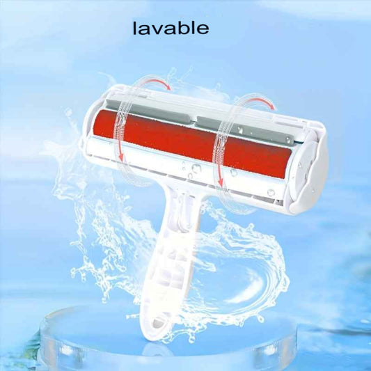 Rouleau de retrait des poils d’animaux, portable et réutilisable. Élimine les poils de chats et chiens sur canapés, tapis, literie et vêtements. Facile à nettoyer