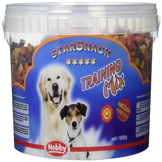 Nobby Snack Chien Training Mix 500 g – Friandises d’entraînement sans sucre | Seau de 500 g pour chiens