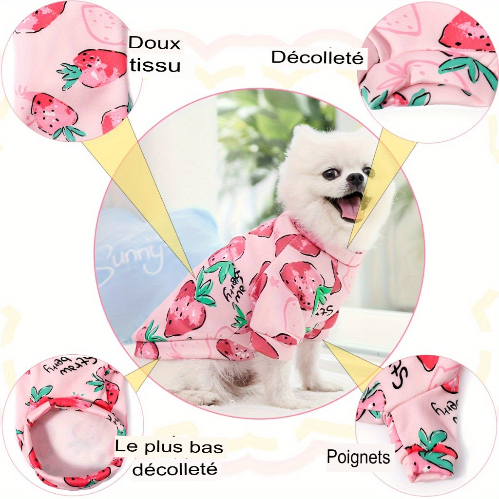 Sweat Cozy Dog pour Petits et Moyens Chiens – Vêtement Chaud Hiver & Printemps