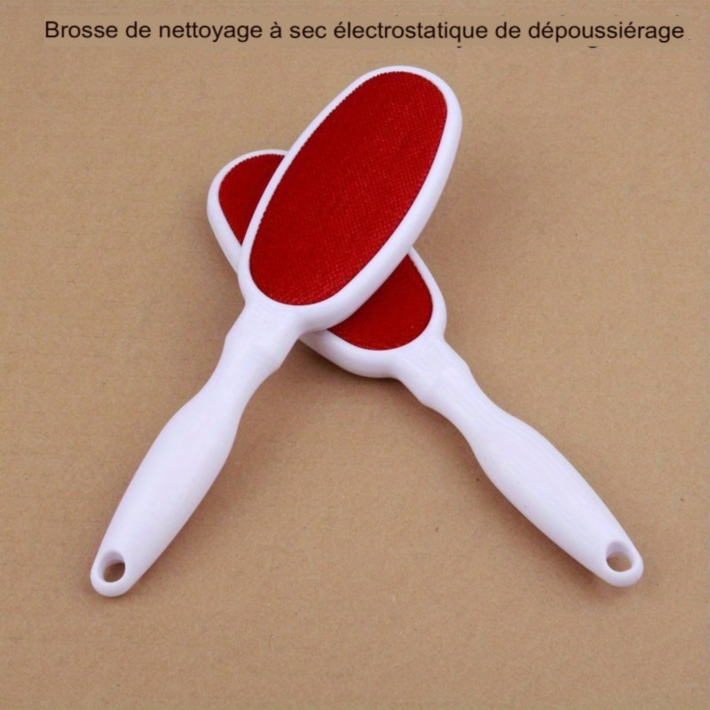Brosse réutilisable double‑face pour poils d’animaux. Rouleau portable sans électricité, idéal pour vêtements, meubles et nettoyage des poils de chiens et chats