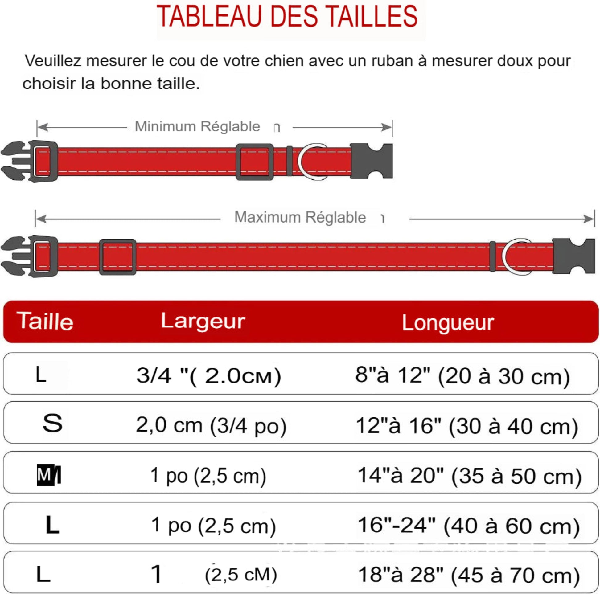 Collier ras du cou décoratif pour petit chien et chiot – Léger, élégant et confortable