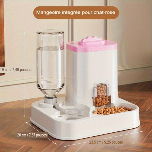 Distributeur d’eau automatique pour chiens et chats, capacité 1 à 10 L. Sans pile, design moderne, facile à nettoyer et à remplir. Hydratation durable et hygiénique pour animaux