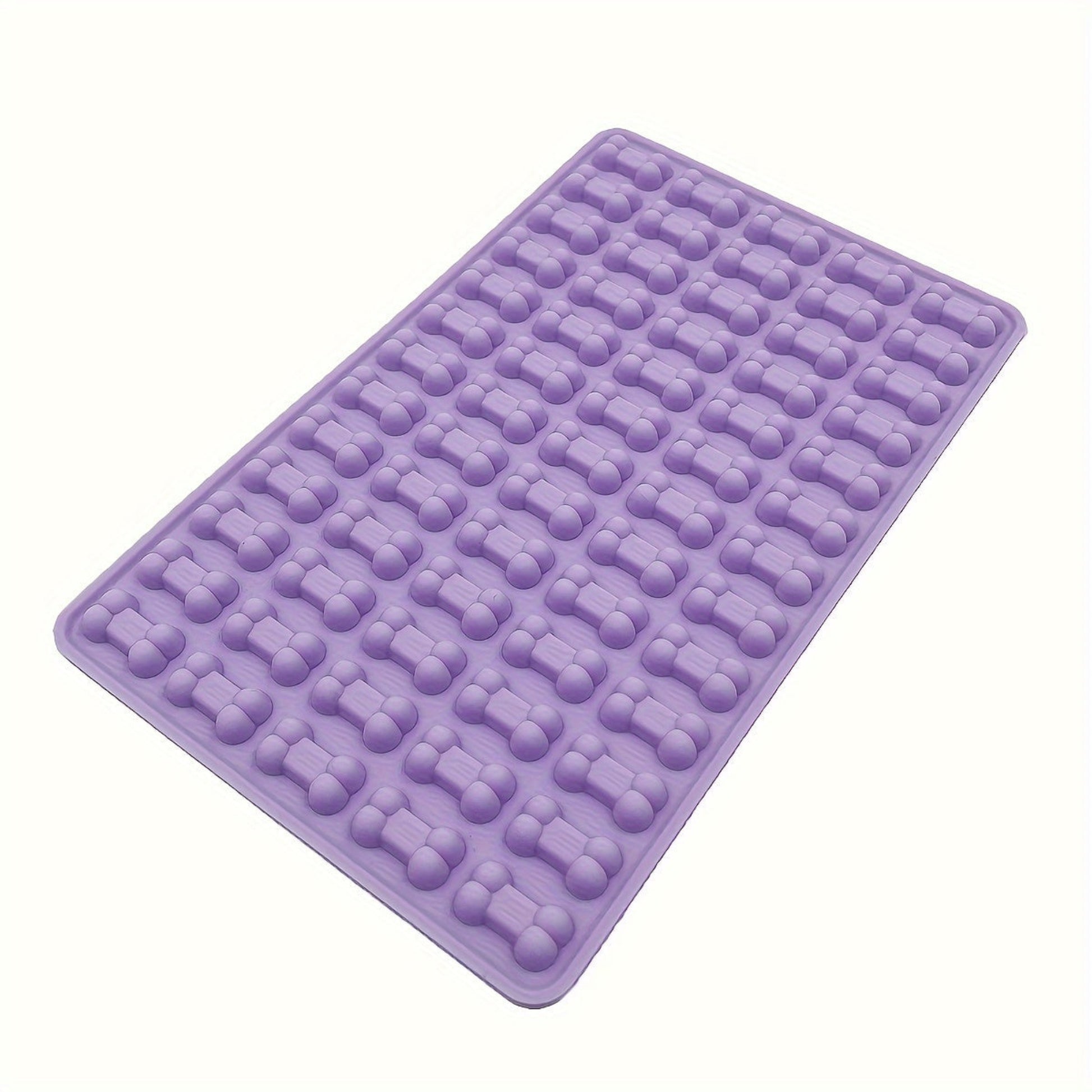 Moule en silicone en forme d’os pour friandises pour chiens. Idéal pour chocolats, glaçons, bonbons et snacks maison. Silicone alimentaire, facile à nettoyer, 1 unité