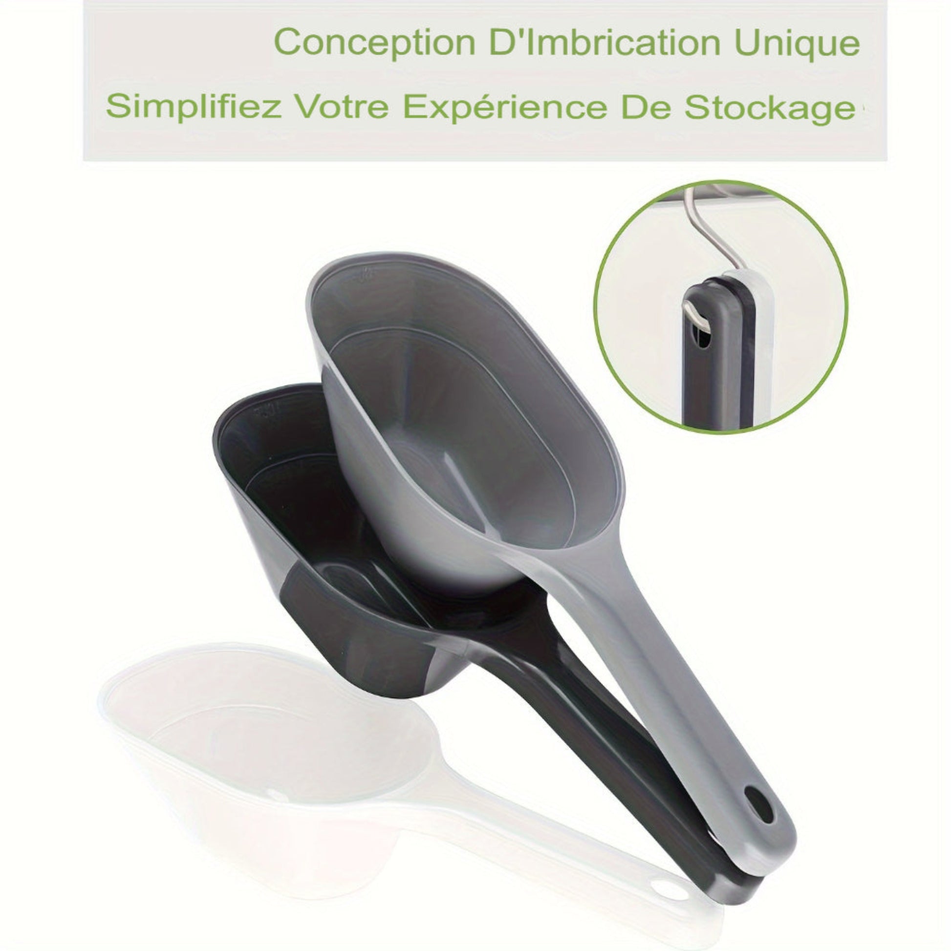 Pelle à croquettes grand format en plastique résistant. Cuillère d’alimentation durable, facile à utiliser, idéale pour chiens et chats. Parfaite pour doser et servir les repas