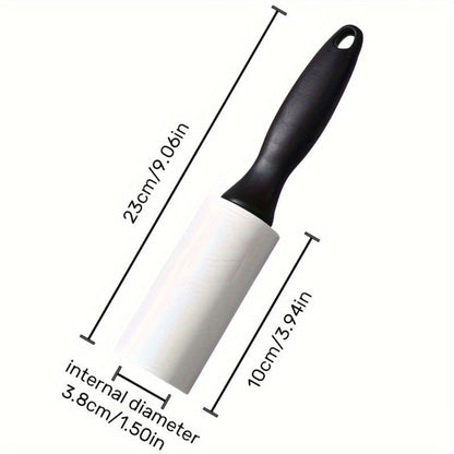 Rouleau anti‑peluches extra adhésif avec recharges 40/120/160/240 feuilles. Retire poils de chien et chat sur vêtements, meubles et tapis. Portable et facile à utiliser.