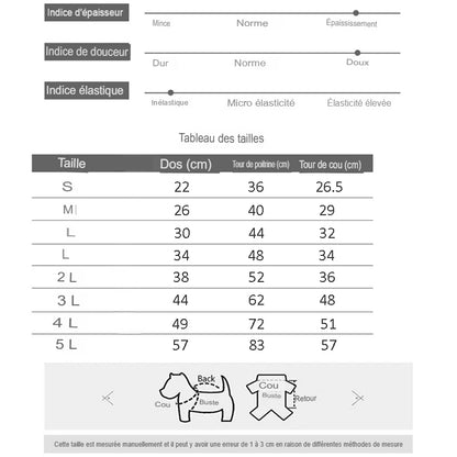 Veste d’hiver chaude pour chien avec harnais intégré – Manteau imperméable pour grands et petits chiens - Le Panier du Chien