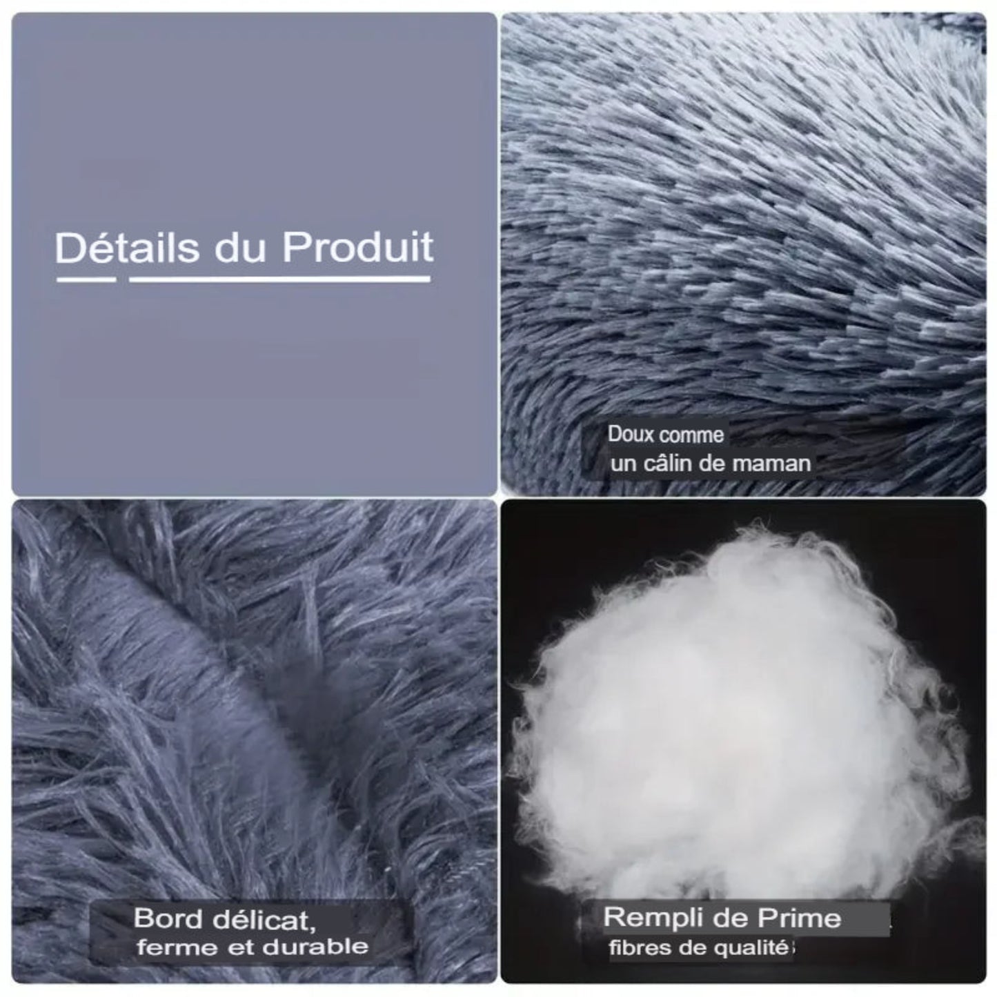 Nid douillet pour chien & chat – Maison moelleuse, chaude et confortable - Le Panier du Chien