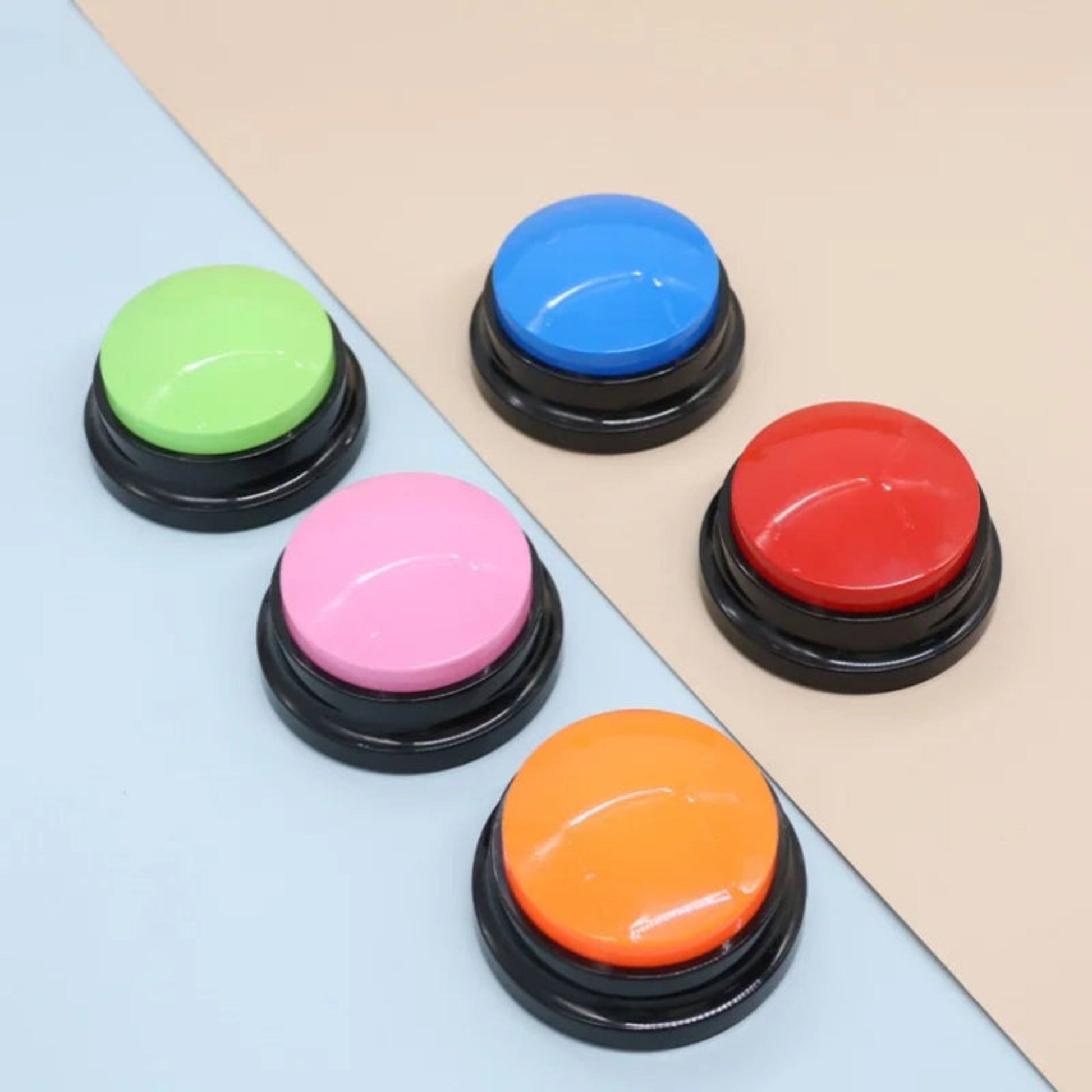 Boutons parlants enregistrables pour chien – Jouets interactifs et éducatifs portables - Le Panier du Chien