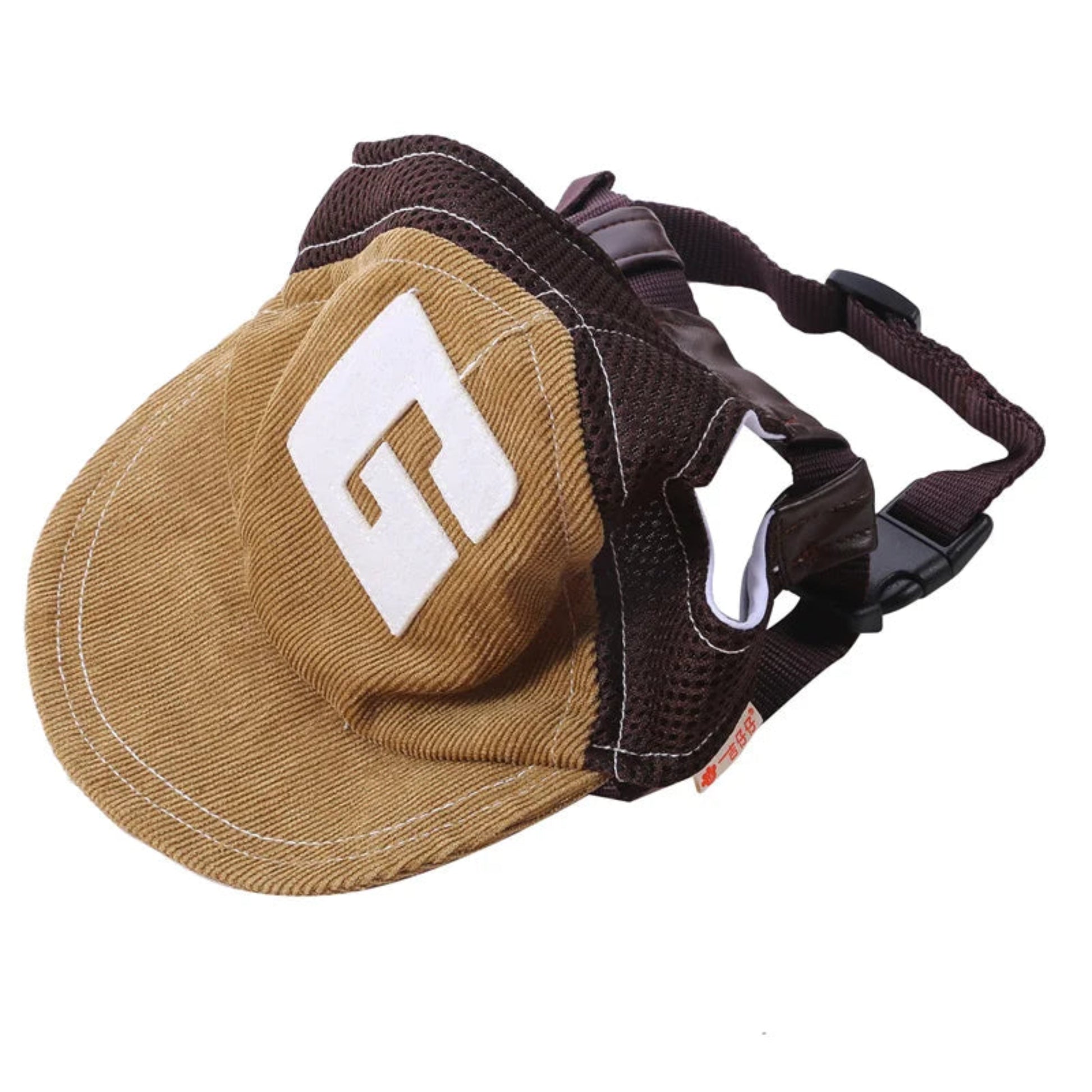 Casquette de baseball pour chien avec protection solaire et trous d’oreilles