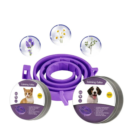 Collier apaisant anti-stress pour chiens et chats aux phéromones naturelles