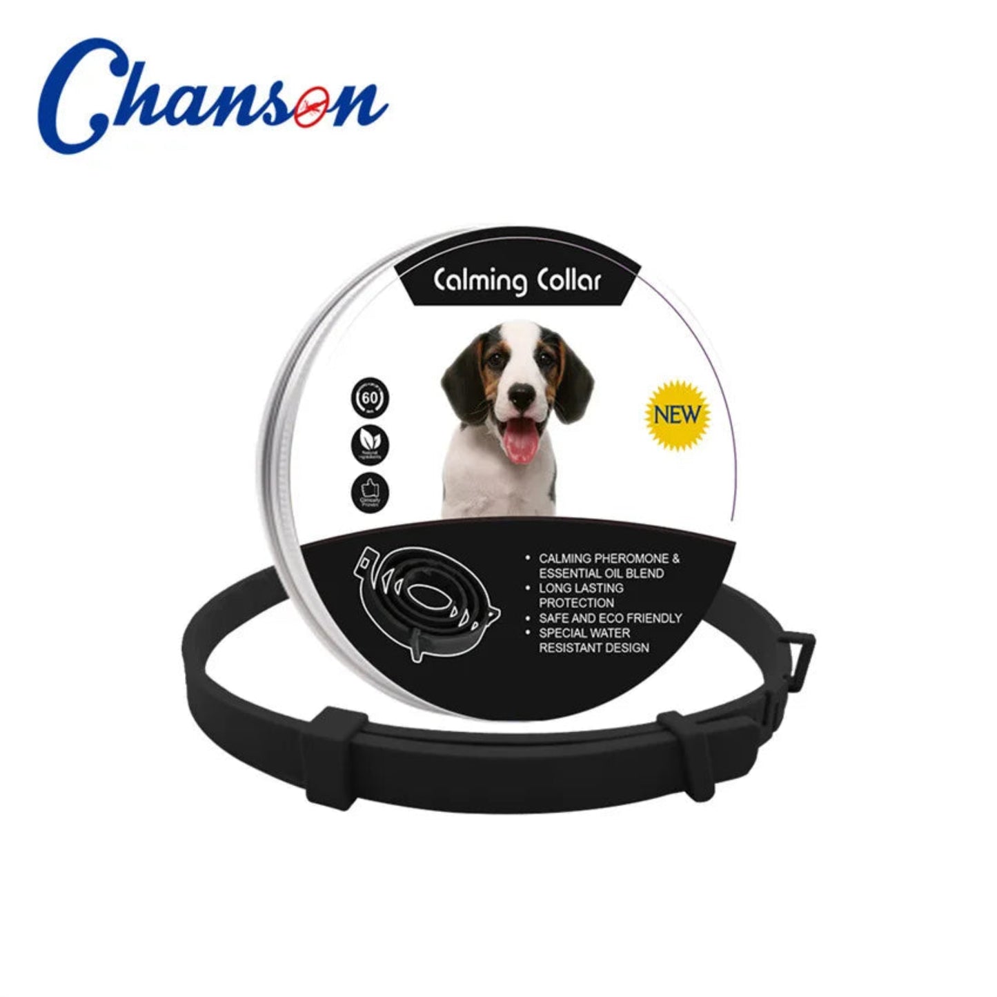 Collier apaisant anti-stress pour chiens et chats aux phéromones naturelles