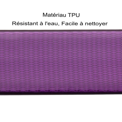 Collier pour chien imperméable en TPU et nylon, anti-odeur et facile à nettoyer, disponible en 7 couleurs