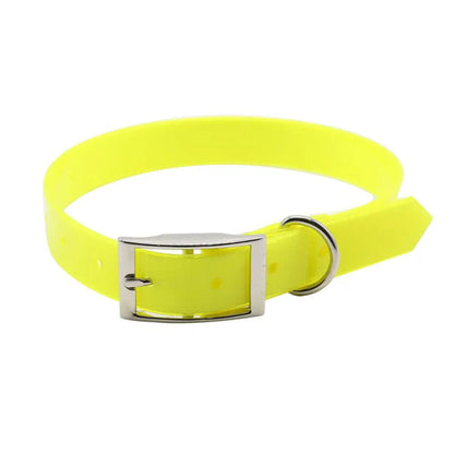 Collier pour chien imperméable en TPU et nylon, anti-odeur et facile à nettoyer, disponible en 7 couleurs