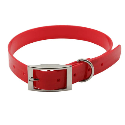 Collier pour chien imperméable en TPU et nylon, anti-odeur et facile à nettoyer, disponible en 7 couleurs