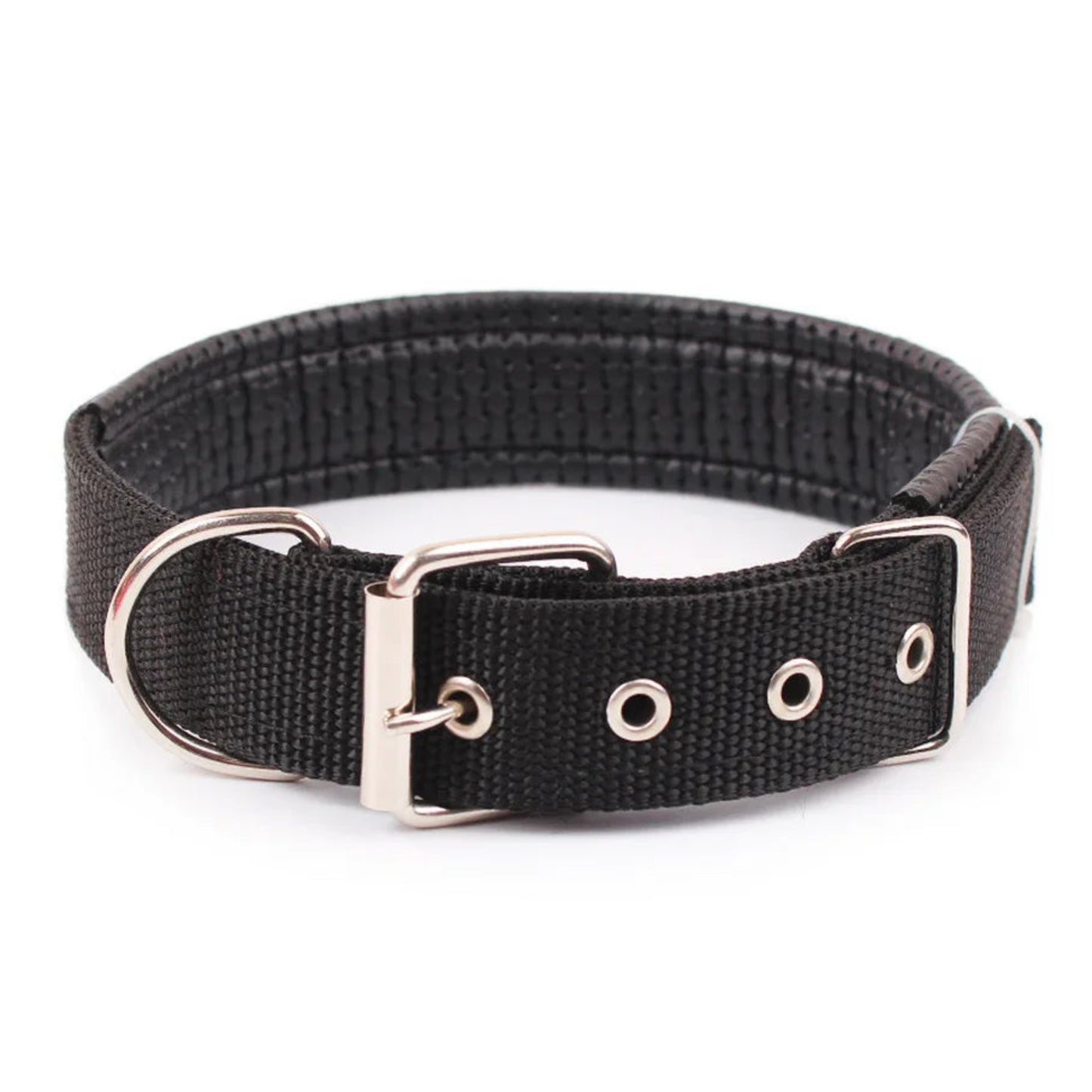 Collier en nylon solide et réglable pour chien, durable et confortable pour toutes tailles de chiens