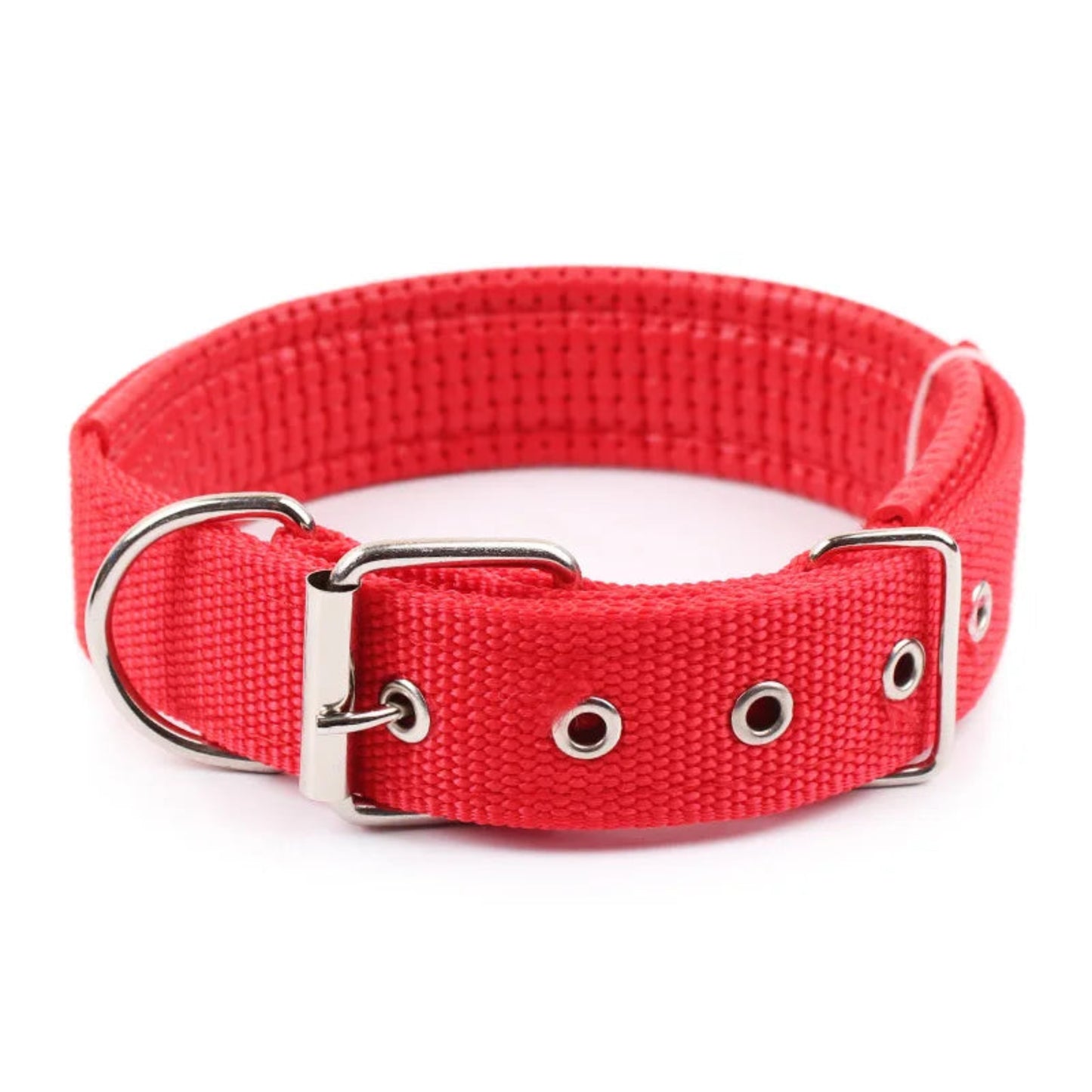 Collier en nylon solide et réglable pour chien, durable et confortable pour toutes tailles de chiens