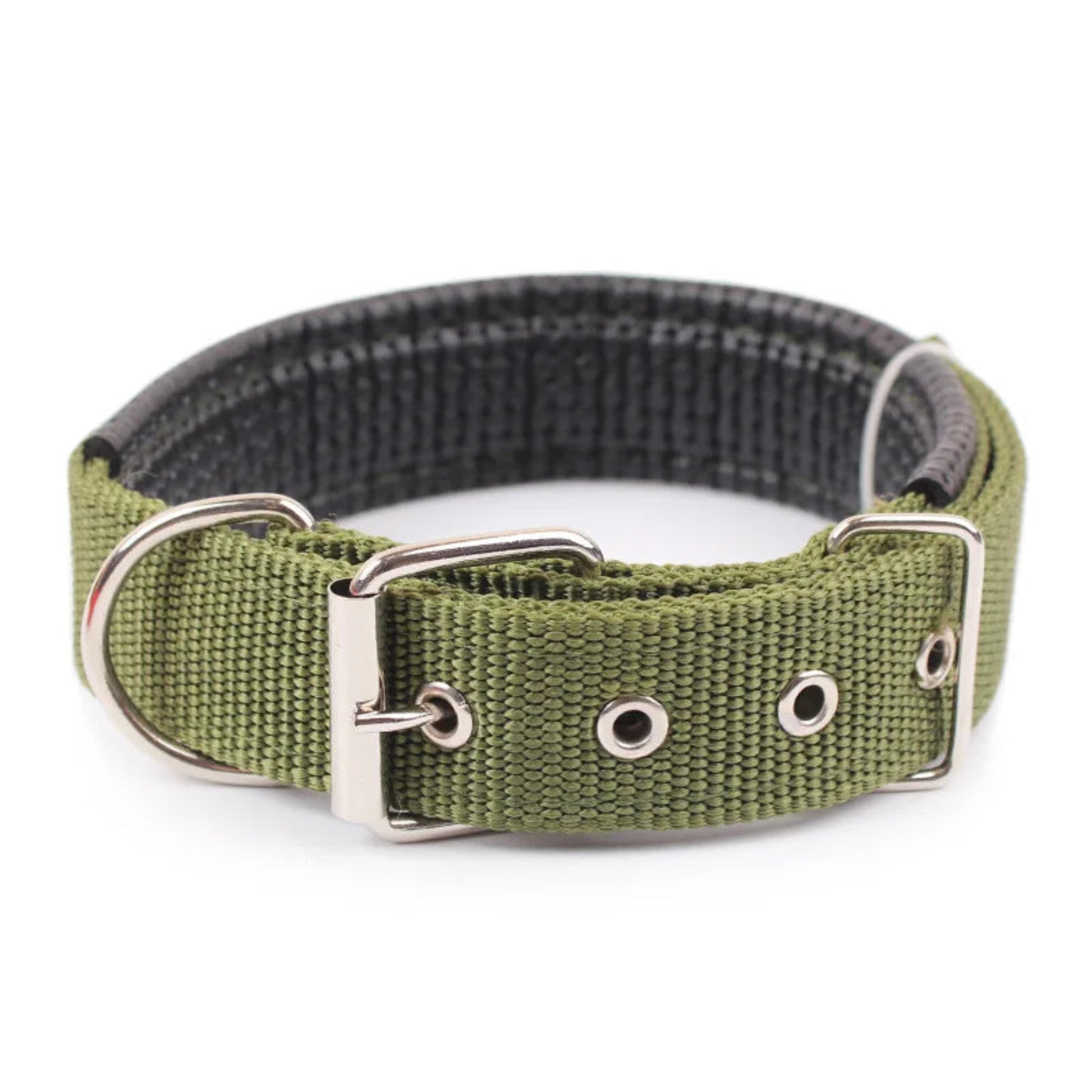 Collier en nylon solide et réglable pour chien, durable et confortable pour toutes tailles de chiens