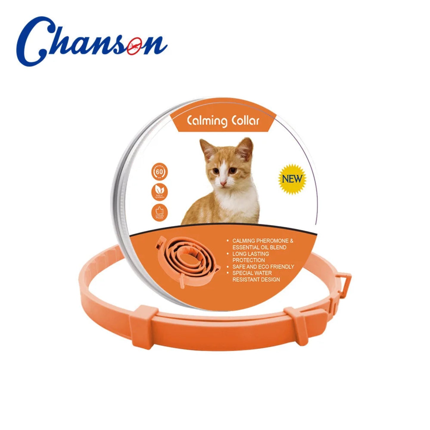 Collier apaisant anti-stress pour chiens et chats aux phéromones naturelles