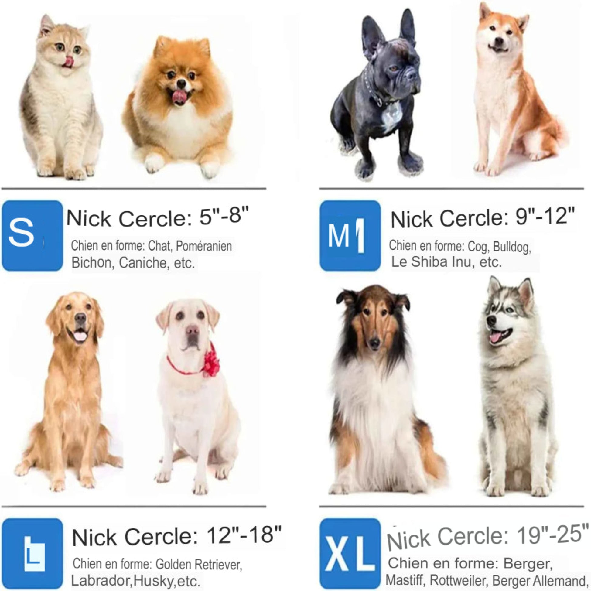 Collier de récupération gonflable doux pour chien et chat, alternative au cône Elizabeth