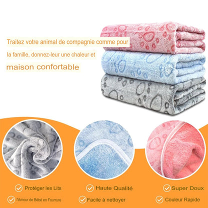 Couverture Ultra-Douce pour Chien – Lavable en Machine, Usage Intérieur & Extérieur - Le Panier du Chien