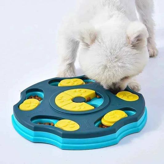 Jouets Puzzle pour chiens, mangeoire lente interactive, augmentation des chiots, distributeur de nourriture IQ, manger lentement, bol antidérapant, jeu d'entraînement pour animaux de compagnie, chat et chiens