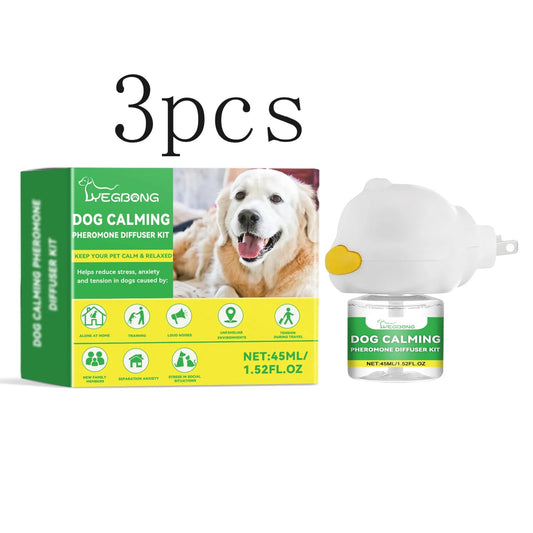 Kit diffuseur apaisant pour chien aux phéromones naturelles anti-stress
