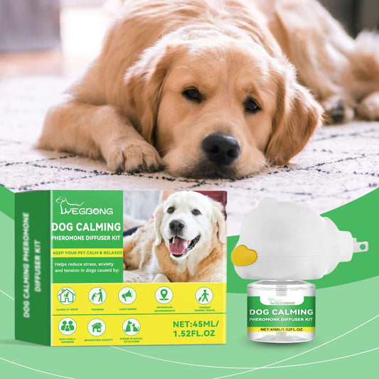 Kit diffuseur apaisant pour chien aux phéromones naturelles anti-stress