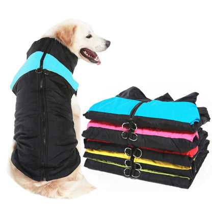 Manteau d’hiver imperméable pour chien, veste chaude pour petits et grands chiens