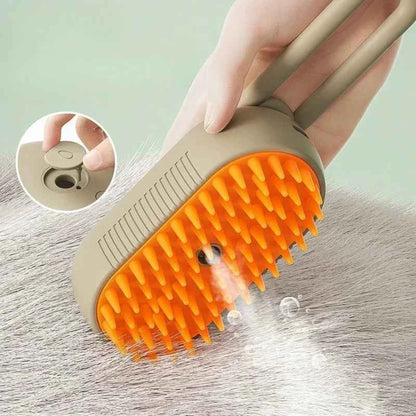 Peigne de toilettage en Spray pour animaux de compagnie amélioré, épilation flottante à la vapeur, brosse de nettoyage, style pour chiens et chats, accessoires