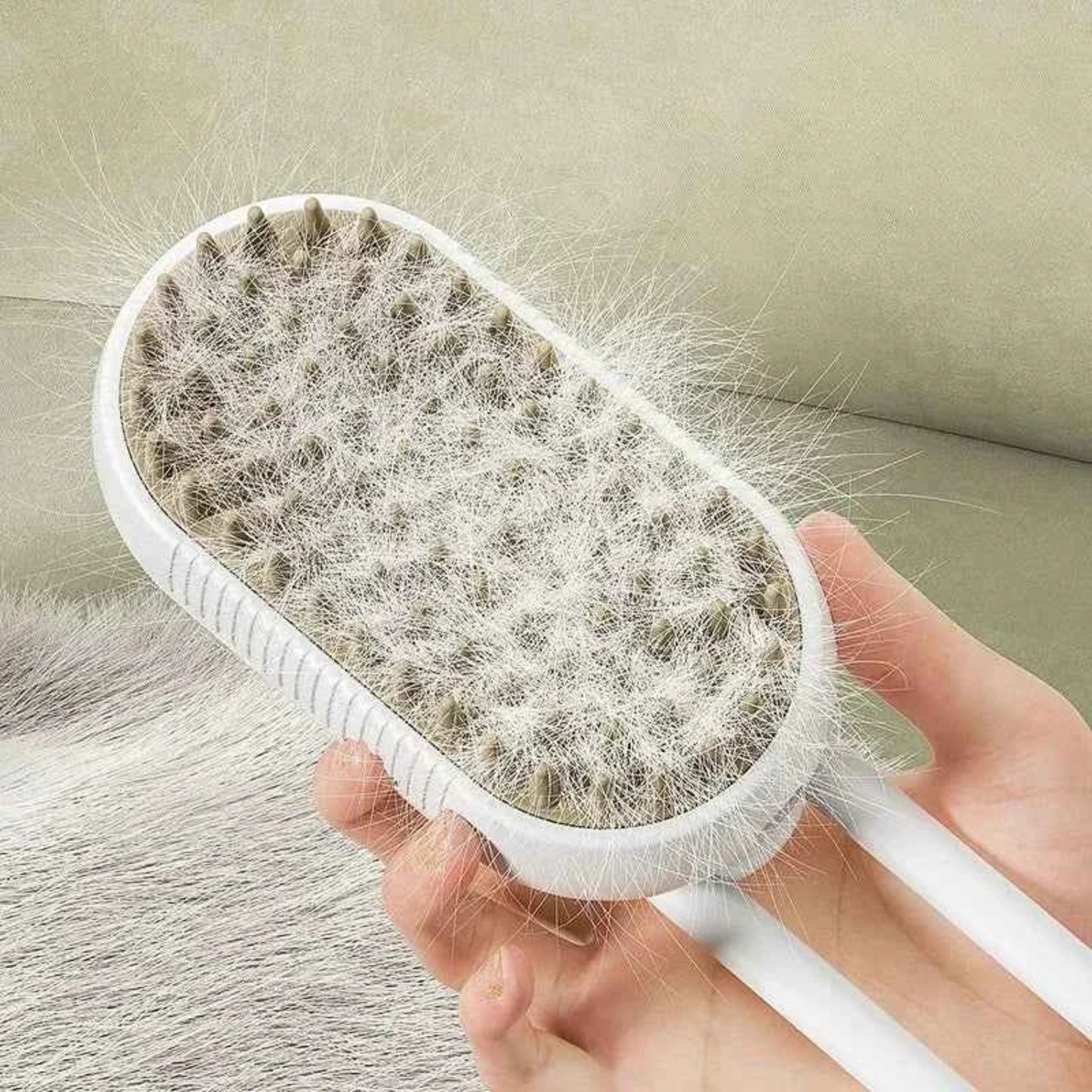 Peigne de toilettage en Spray pour animaux de compagnie amélioré, épilation flottante à la vapeur, brosse de nettoyage, style pour chiens et chats, accessoires