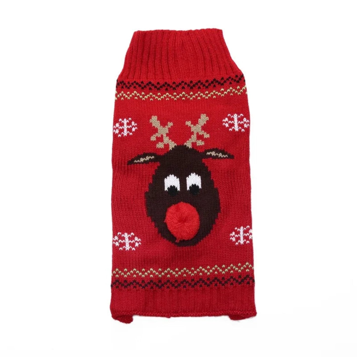 Pull de Noël tricoté pour chiens, chaud et confortable, adapté à toutes tailles