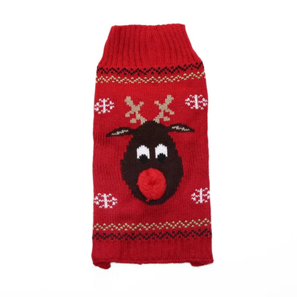 Pull de Noël tricoté pour chiens, chaud et confortable, adapté à toutes tailles