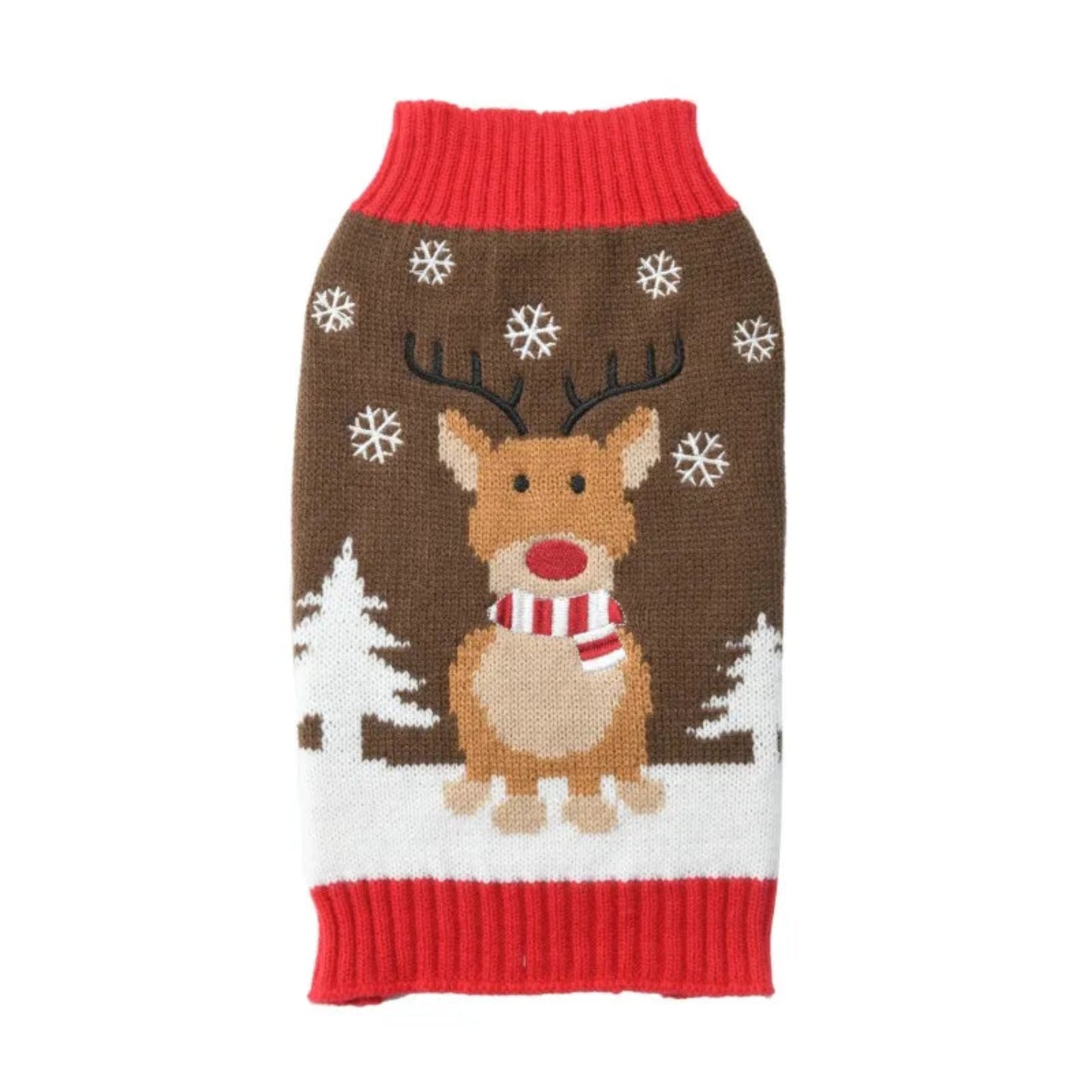 Pull de Noël tricoté pour chiens, chaud et confortable, adapté à toutes tailles