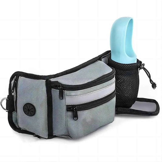 Sac de taille d'entraînement pour chiens – Pochette de friandises multifonction, ceinture portable, grande capacité, sorties et dressage
