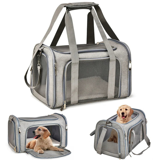 Sac de transport pour chien et chat – Voyage, avion, polyester renforcé - Le Panier du Chien