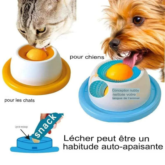 bol-lecher-chien-chat-mangeoire-lente-interactive
