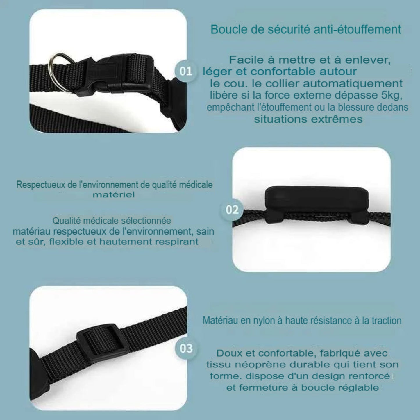 Traceur GPS Bluetooth anti-perte pour chats et chiots avec localisation à distance